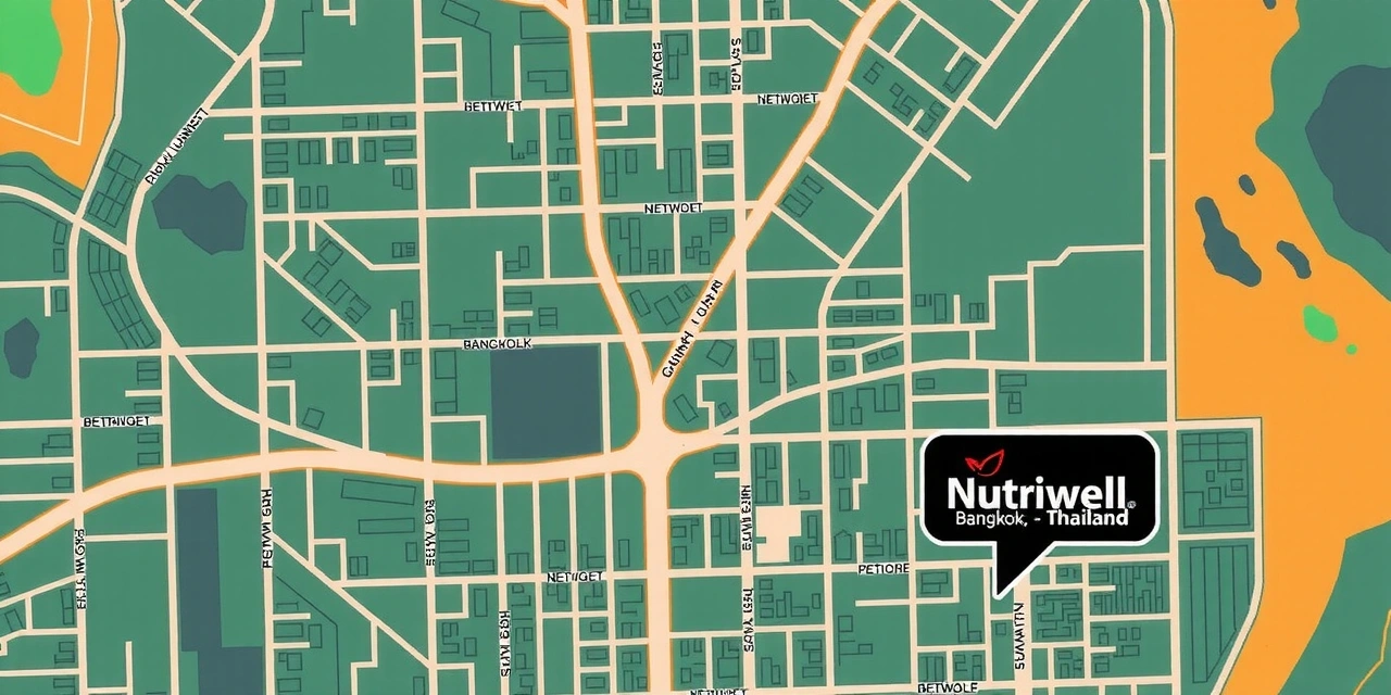 แผนที่สำนักงาน Nutriwell Thailand